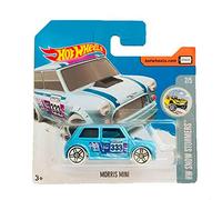 2017 Hot Wheels HW Snow Stormers Morris Mini Sky Blue 231/365 (Short Card)