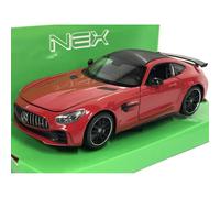 2017 Mercedes AMG GTR Red 1:24 27 Scale Welly 24081R