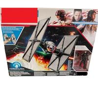 2017 Star The Last Wars Jedi - First Order Special Forces Tie Fighter And Pilot Vehicle & Figure Set With Force Link Activated - Factory Sealed Shop Stock Room Find