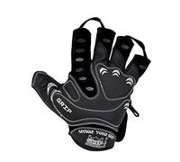 2017 Tips 2 Weightlifting Gloves Protect Your Hands & Improve Your Grip Best Body Building Fitness Exercise Accessories (Black, X-Large 8 5/8" - 9 1/2")