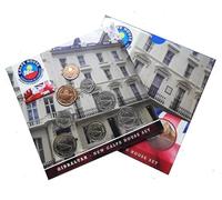 2018 Gibraltar New Calpe House Annual 1p- to £2 Brilliant Uncirculated 8 Coins Set