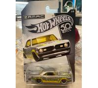 2018 Hot Wheels 50th Anniversary Zamac 3/8 '68 PLYMOUTH BARRACUDA FORMULA S wPr5