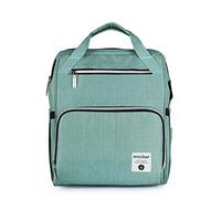 2018 New Shoulder Mummy Bag Large Capacity Multi-Function Mother Bag Waterproof Maternal Shoulder Bag (Macha Green)