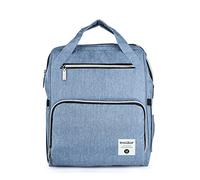 2018 New Shoulder Mummy Bag Large Capacity Multi-Function Mother Bag Waterproof Maternal Shoulder Bag (Blue)