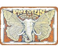 2018 Primus - Maplewood Silkscreen Concert Poster Metal Tin Sign Vintage Plaque for Home Coffee Wall Decor 8x12 Inch