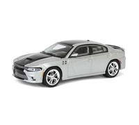 2018 SRT 392 Silver Metallic with Black Stripe Mr. Norm Heritage GSS Hobby Exclusive Series 1/64 Diecast Model Car by Greenlight GL30506