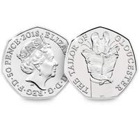 2018 Taylor Gloucester 50p Pence Coin Uncirculated from Sealed Bag