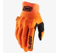 2019 100% COGNITO MOTOCROSS MX ENDURO MTB BIKE GLOVES - FLUO ORANGE / BLACK