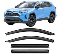 2019-2025 Tape-On Rain Guards Side Window Deflector Visors for Toyota Rav4 LE XLE SE XSE Hybrid Premium Limited 2020 2021 2022 2023 2024