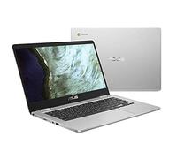2019 ASUS Chromebook 15.6" FHD 1080P Touchscreen with Intel Quad Core Pentium Processor N4200, 4GB RAM, 64GB SSD Storage, Webcam, 802.11AC WiFi, Bluetooth, USB3.1 Type-C, Google Chrome OS-Silver