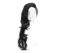 2019 Hot Anime Tokyo Ghoul Uta Cosplay Wig Fashion Men And Women Black Silver Grey Anime Hair Full Wig Long Curly Hair Halloween Women Type