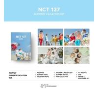 2019 NCT 127 Summer Vacation Kit (incl. 80p Summer Note, 80p VacationNote, Sticker & Pouch Set, Summer Bottle, Mini Clear Fan, A4 Poster,DVD + Frame & Postcard Set)