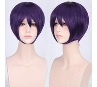 2019 new 20 Colors Black yellow White Brown Blonde Short Cosplay Wig men women holloween Party short Hair Wigs for boys girls One Size K047-16