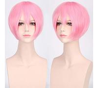 2019 new 20 Colors Black yellow White Brown Blonde Short Cosplay Wig men women holloween Party short Hair Wigs for boys girls One Size K047-9