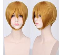 2019 new 20 Colors Black yellow White Brown Blonde Short Cosplay Wig men women holloween Party short Hair Wigs for boys girls One Size K047-20