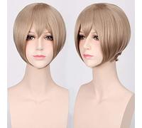 2019 new 20 Colors Black yellow White Brown Blonde Short Cosplay Wig men women holloween Party short Hair Wigs for boys girls One Size K047-11