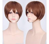 2019 new 20 Colors Black yellow White Brown Blonde Short Cosplay Wig men women holloween Party short Hair Wigs for boys girls One Size K047-6