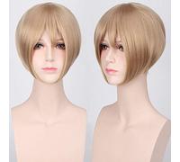 2019 new 20 Colors Black yellow White Brown Blonde Short Cosplay Wig men women holloween Party short Hair Wigs for boys girls One Size K047-19