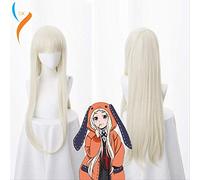 2019 New Anime Kakegurui Compulsive Gambler Runa Yomozuki Cosplay Costume Runa Yomozuki Cosplay Wig +Wig Cap