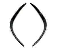 2019 To Up For Mercedes For Benz For A Class W177 A180 A200 A220 A250 Car Front Fog Lamp Light Trim Cover Decoration Strips Front Bumper Front Spoilers(Carbon Look)