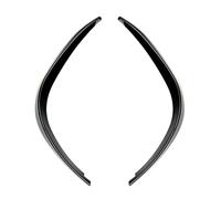 2019 To Up For Mercedes For Benz For A Class W177 A180 A200 A220 A250 Car Front Fog Lamp Light Trim Cover Decoration Strips Front Bumper Front Spoilers(Glossy Black)