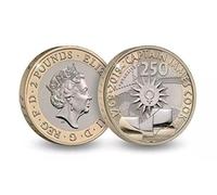 2019 UK Captain Cook CERTIFIED Brilliant Uncirculated £2