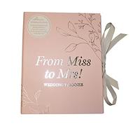 2019 Wedding Planner Diary Organiser Book - Pink & Silver - from Miss to Mrs!