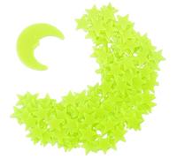 201PCS Glow in The Dark Stars and Moon Stickers, Removable Wall Decals for Kids Room, Nursery, Party Decor, Educational Night Light, DIY Glow in Dark Stars for Ceiling and Walls