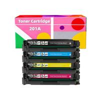 201X Toner Cartridges Compatible with CF400X 201A CF400A for HP Color LaserJet Pro M252dn M252dw M252n M270 Series M274dn M274n MFP M270 Series MFP M277c6 MFP M277dw MFP M277n(CMYK Set,Standard Yield)