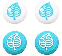 2020 2 Pairs Cute Replacement Silicone Analog Controller Joystick Thumb Handle Cover for Switch/Lite Controller Blades (Blue)