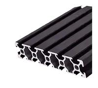 2020 2035 2040 2060 2080 20100 20120 black Aluminum Profile Linear Rail Extrusion T-slot Framework Metal CNC 3D Printer Parts(OB-20100-b,900mm)