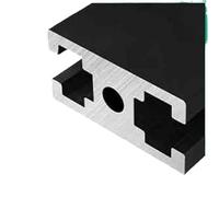2020 2035 2040 2060 2080 20100 20120 black Aluminum Profile Linear Rail Extrusion T-slot Framework Metal CNC 3D Printer Parts(OB-2040T-b,1500mm)