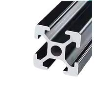 2020 2035 2040 2060 2080 20100 20120 black Aluminum Profile Linear Rail Extrusion T-slot Framework Metal CNC 3D Printer Parts(OB-2020-b,1000mm)