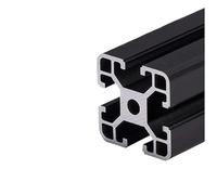 2020 2040 2060 2080 3030 3060 4040 4080 6060 8080 Aluminum Profile Black Linear Rail Extrusion CNC Framework 3D Printer Parts(BS-8-4040B-b,900mm)
