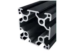 2020 2040 2060 2080 3030 3060 4040 4080 6060 8080 Aluminum Profile Black Linear Rail Extrusion CNC Framework 3D Printer Parts(8-6060-b,800mm)