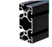 2020 2040 2060 2080 3030 3060 4040 4080 6060 8080 Aluminum Profile Black Linear Rail Extrusion CNC Framework 3D Printer Parts(BS-8-4080-b,1000mm)