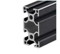 2020 2040 2060 2080 3030 3060 4040 4080 6060 8080 Aluminum Profile Black Linear Rail Extrusion CNC Framework 3D Printer Parts(BS-8-3060-b,850mm)