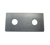 2020 Aluminium Short Bracket, Slot 6 Profile 20mm - 3D Printer CNC, 2 Hole Plate (Bracket Only x4)