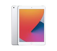 2020 Apple iPad (10.2-inch, Wi-Fi + Cellular, 128GB) Silver (Renewed)