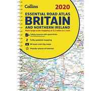 2020 Collins Essential Road Atlas Britain and Northern Ireland
