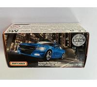 2020 Matchbox Power Grabs 2018 Dodge Charger Metalflake Blue 15/100 GKK60
