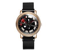 2020 Men's Watch Hot Sell Quartz Movement Men Watch Life Waterproof Creative Wheel Rotating Dial Magnet Clasp Masculino Reloj Hombre