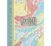 2020 Planner: Ultimate 2020 Agenda And Weekly Planner With Vision Board, Monthly Habit Tracker, Brain Dump, Meeting Agenda And Notes Pages| Pastel ... Blue With Gold Accents (Ultimate Planners)