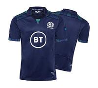 2020 Scotland Men's Rugby Jersey, Home World Cup Cotton Jersey Graphic T-shirt, Embroidered Fabric Supporter Football Sport Top, Ideal for Leisure and Sport-XXXL