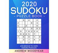 2020 Sudoku Puzzle Book: 600 Medium to Hard Sudoku Puzzles