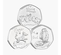 2020 UK Winnie the Pooh BU 50p Set of Three