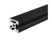 2020N1 Single-Sided Grooved Black Aluminum Profile Length 100-800mm 2020 European Standard Linear Rail for DIY 3D Printer 1PC(800mm)