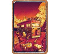 2021 Billy Strings - Detroit II Silkscreen Concert Poster Retro Metal Tin Sign Vintage Sign for Cafe Bar Man Cave Office Garage Home Wall Decor 12 X 8 inch