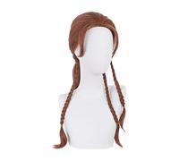 2021 Black Widow Hair Wigs Cosplay Reddish Brown Ponytail Long Curly Hair for Women Costume Natasha Romanoff Role Play