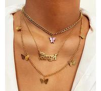 2021 Bohemian Multi-layer Pendant Necklace for Women Vintage Coco Cross Lotus Virgin Mary Collar Choker Bead Chain Jewelry -IPA0691